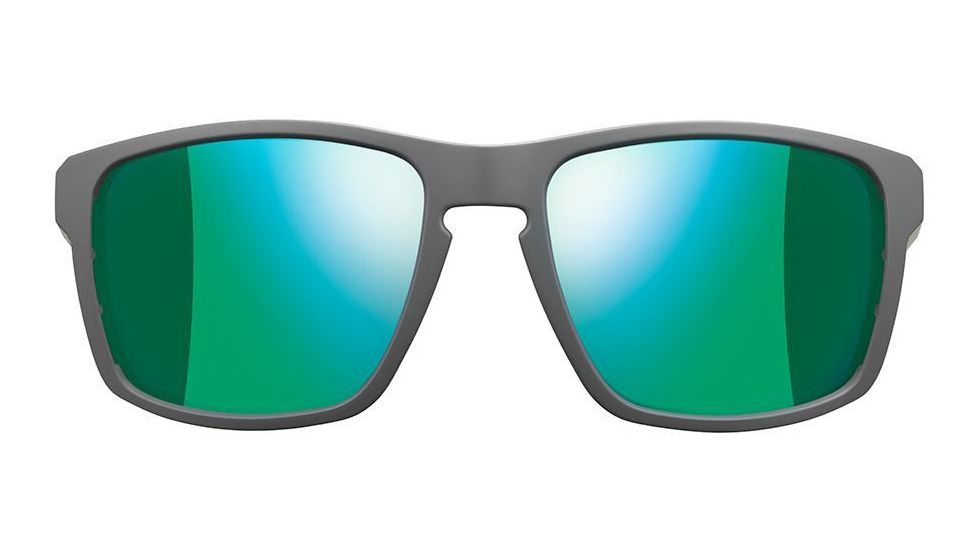 Julbo Shield Sunglasses Gray/Green Frame with Spectron 3CF Lenses, J5061120