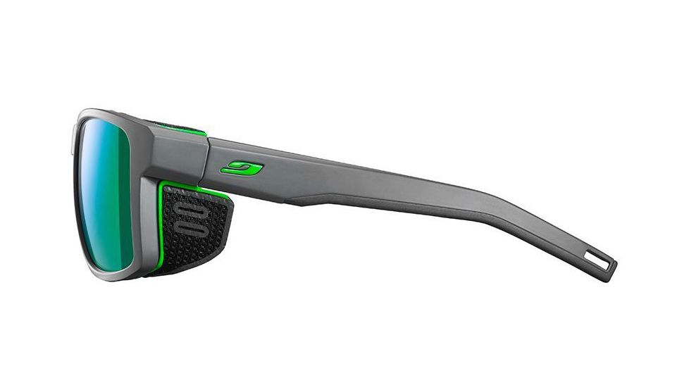 Julbo Shield Sunglasses Gray/Green Frame with Spectron 3CF Lenses, J5061120