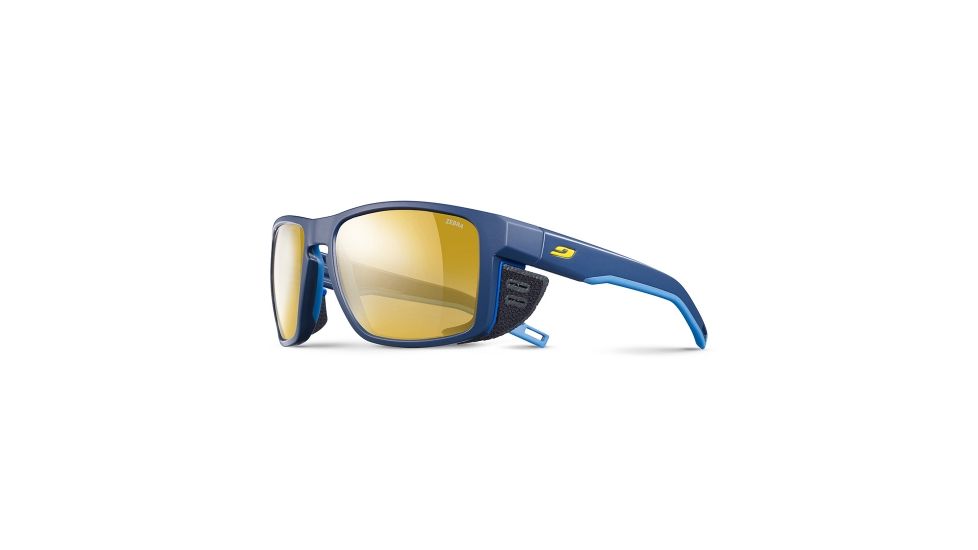 Julbo Shield Zebra Sunglasses, Blue/Blue/Yellow J5063112