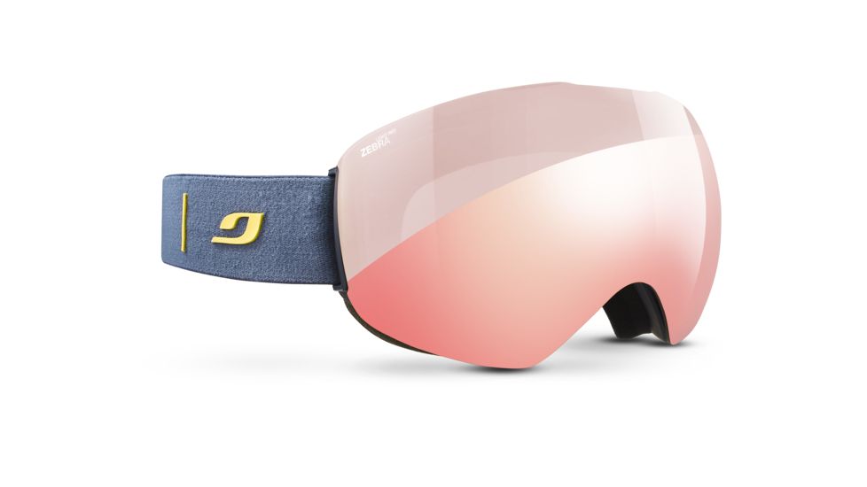 Julbo Skydome Goggles, Dark Blue/Yellow, Zebra Light Red Lens, J75633128