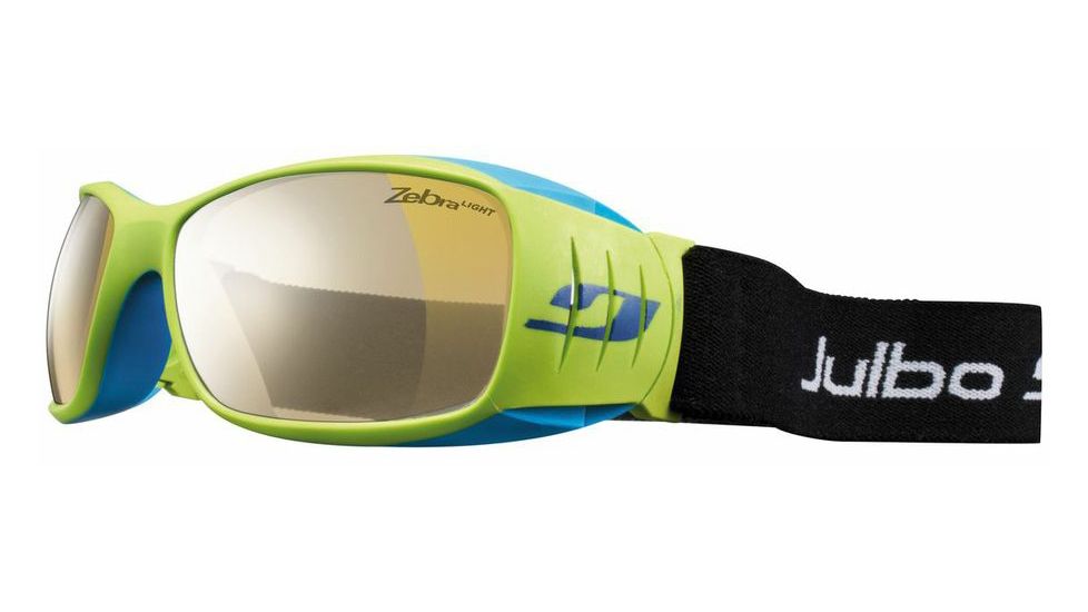 Julbo Tensing Flight Sunglasses, Yellow/Blue Interchangeable Zebra And Polarized Lenses 4363116