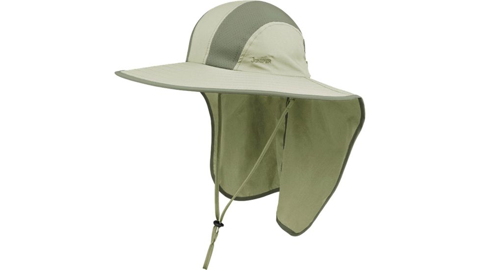 Juniper Taslon Uv Lg Bill Cap Khaki Os J7250-KH