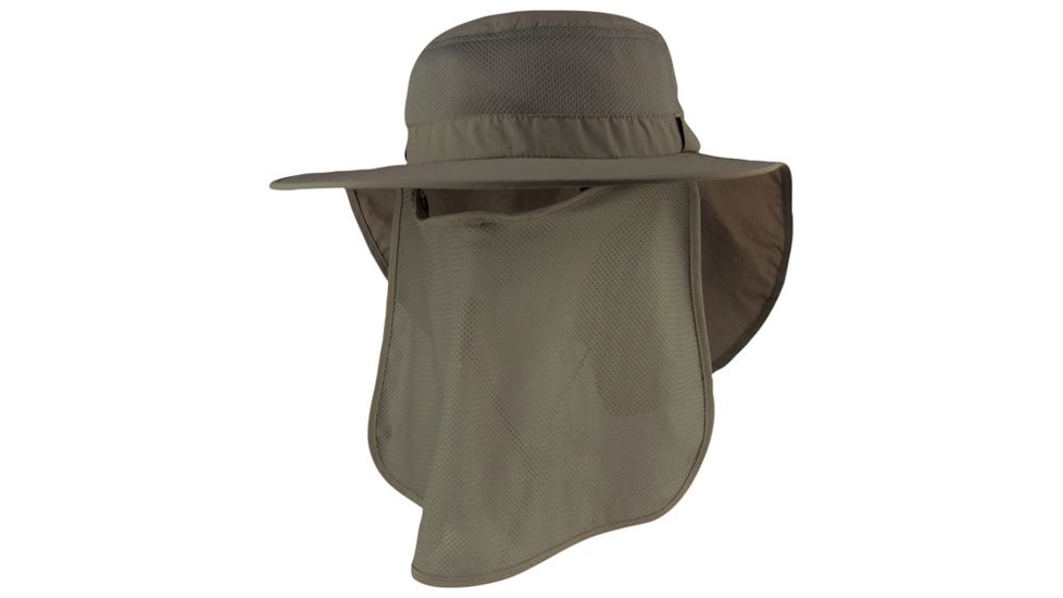 Juniper Uv Large Bill Flap Cap Olive J7243-OL