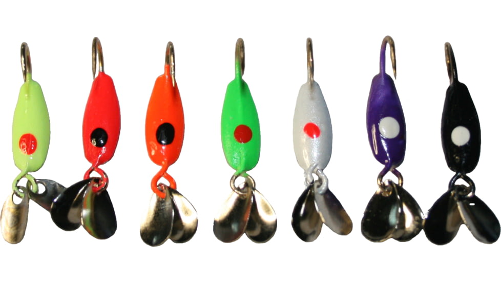 K&amp;E MJN-10-AST Moxy Jig Nickel Size 10 Assorted Colors 12/Card, MJN-10-AST