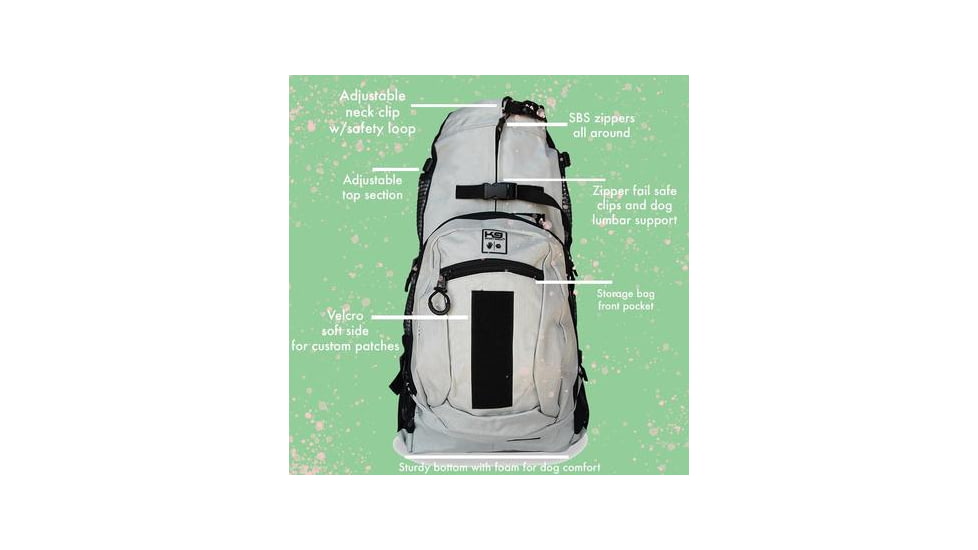 K9 Sport Sack AIR PLUS, Small, Black, KSS-14134