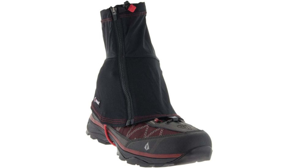 Kahtoola INSTA Gaiters Mid, Black/Black, Small - Medium, KT07009