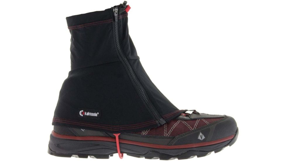 Kahtoola INSTA Gaiters Mid, Black/Black, Small - Medium, KT07009