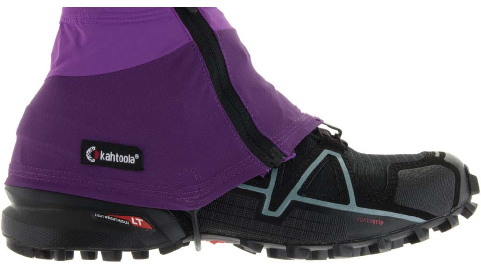 Kahtoola INSTA Gaiters Mid, Light Purple/Dark Purple, Small - Medium, KT07017