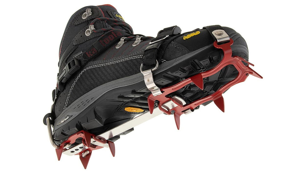 Kahtoola KTS Hiking Crampons, Red, Small/Medium, KT01001