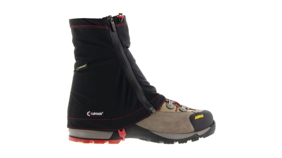Kahtoola LEVA Mid GTX Foot Gaiters, Black, Small, KT09052