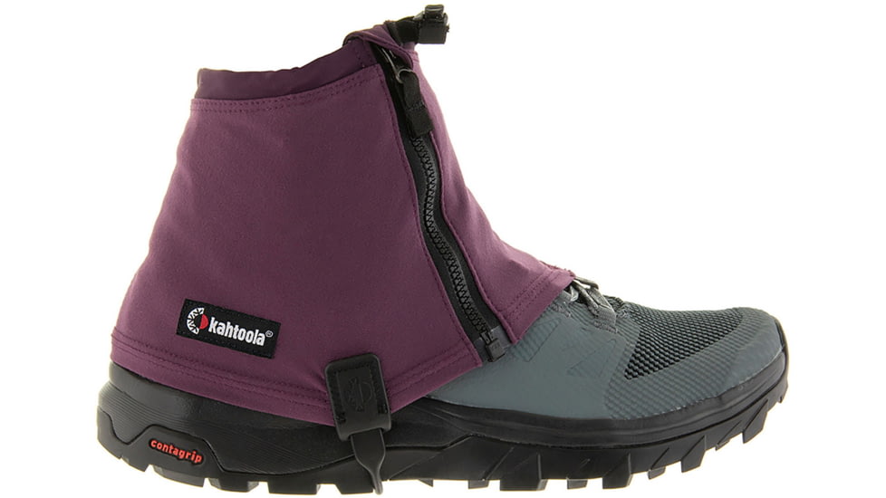Kahtoola RENA Low Gaiters, Plum, Large/Extra Large, KT11004