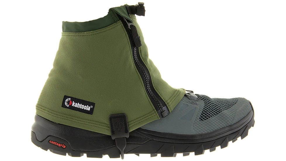 Kahtoola RENA Low Gaiters, Ponderosa Green, Large/Extra Large, KT11006
