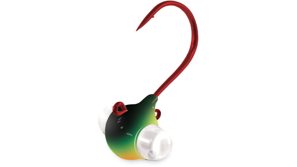 Kalins Fishing Kalin Google Eye Live Bait Series Jig, 1/4oz, Firetiger, GELB14-FT