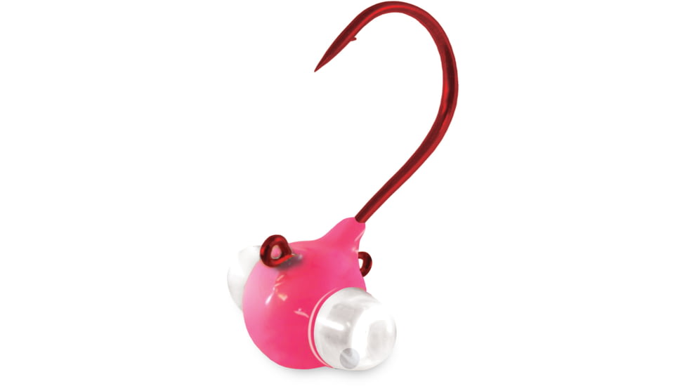 Kalins Fishing Kalin Google Eye Live Bait Series Jig, 1/4oz, Pink, GELB14-PK