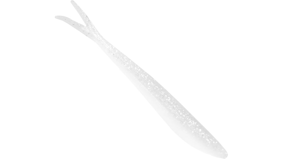 Kalins Fishing Kalin Jerk Shad Minnow Bait, 4in, Silver Ghost, 10 Pack, 4SJ10-006
