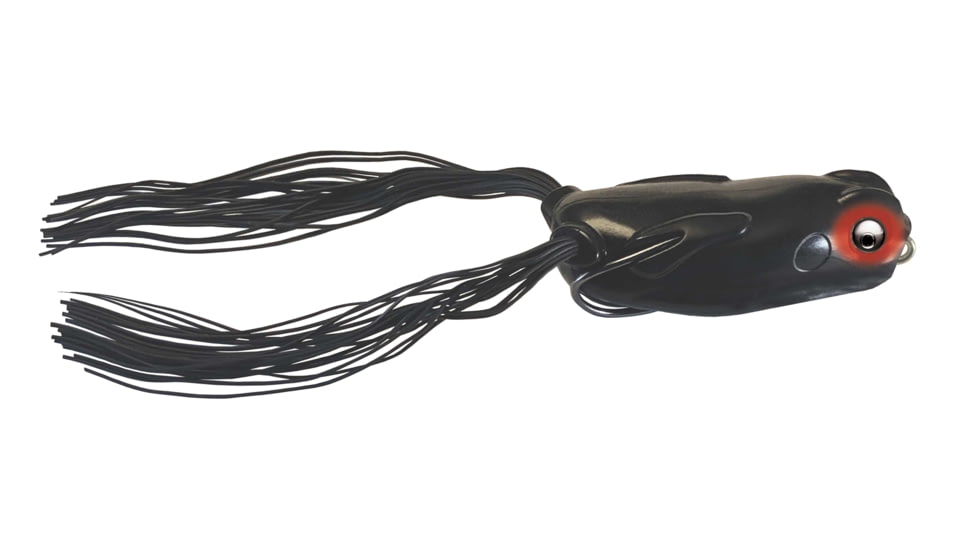 Kalins Fishing Kalin Poppin Rattlin Google Eye Lily Stalker 2.5in, Black Widow, PGF65-BW
