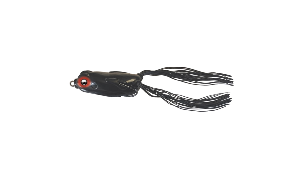 Kalin's Fishing Kalin Rattlin' Google Eye Lily Stalker Soft Bait, 8, 2.5in, Black Widow, GF65-BW