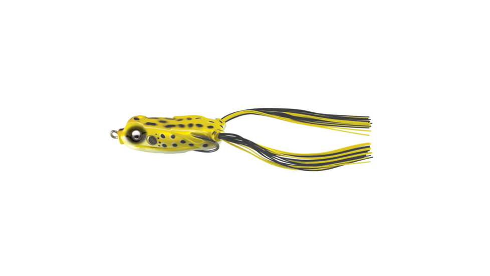 Kalin's Fishing Kalin Rattlin' Google Eye Lily Stalker Soft Bait, 10, 2.5in, Yellow Jacket, GF65-YJ