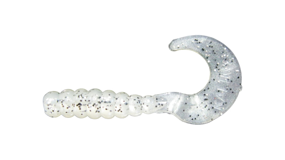 Kalin's Fishing Triple Threat Grub, 10, 2in, Crystal, 2TG10-886