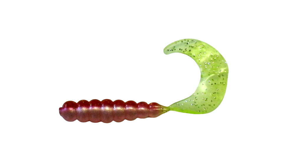 Kalin's Fishing Triple Threat Grub, 10, 2in, Red Hot Momma, 2TG10-883