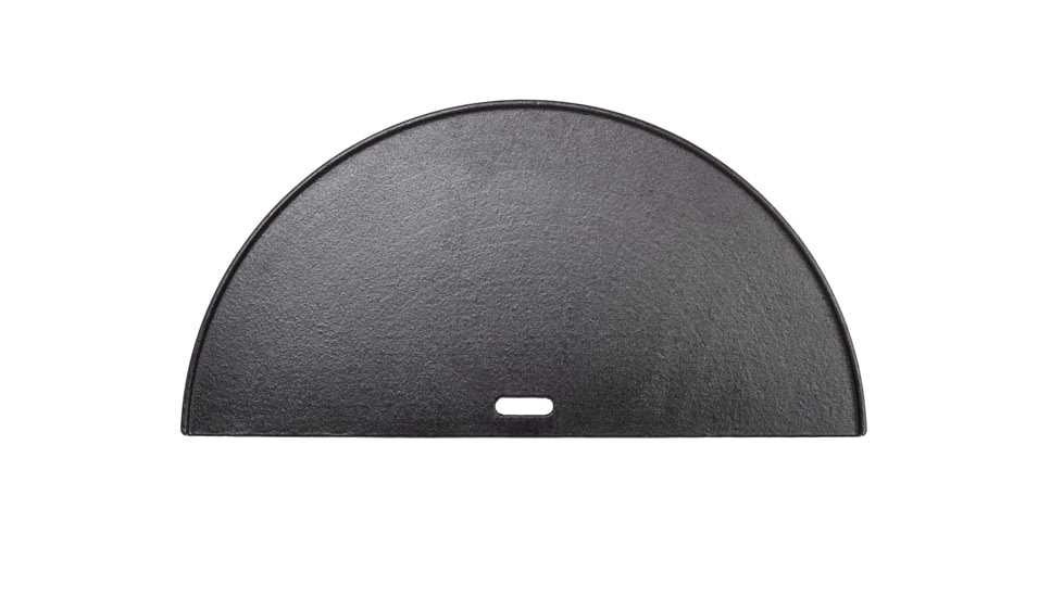 Kamado Joe Big Joe Half Moon Cast Iron Reversible Griddle, Black, Large, BJ-HCIGRIDDLE