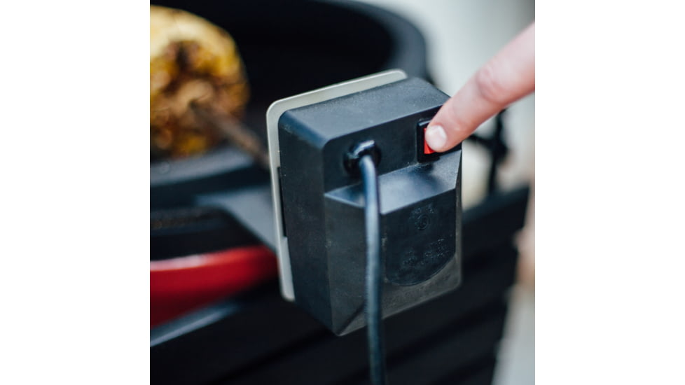 Kamado Joe Classic Joe JoeTisserie Kit, Black, Medium, KJ-TISSERIENA