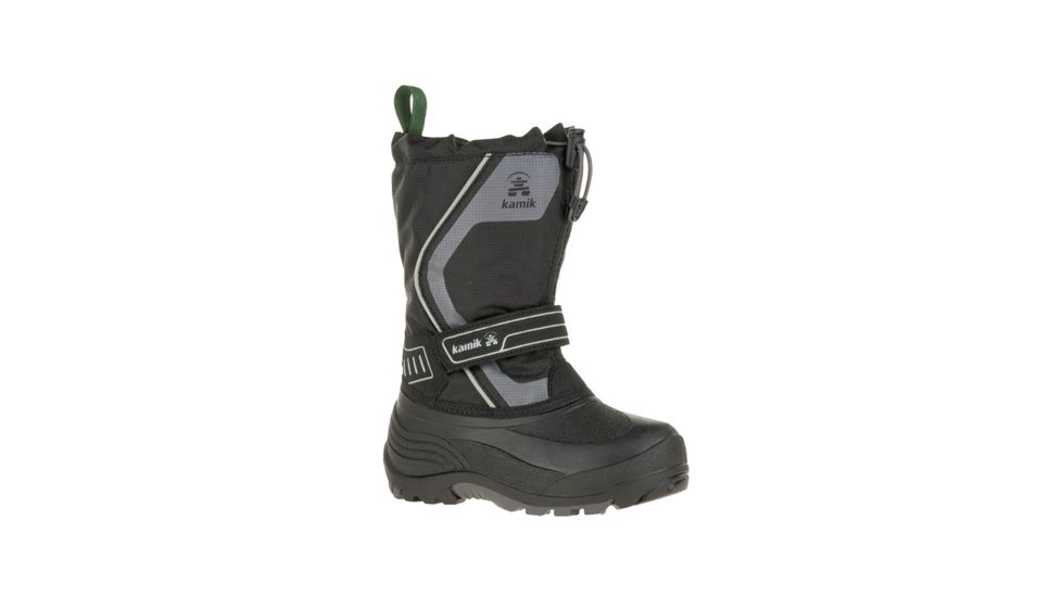 Kamik Snowcoast 3 Boots - Boys, Black/Charcoal, 12, NK8420S-BCH-12
