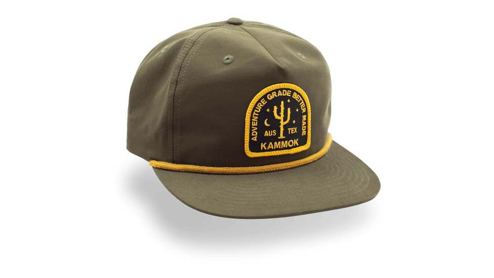 Kammok Adventure Grade Hat, Adjustable Snapback, Olive, One Size, CactusPatch-Hat-OLIVE
