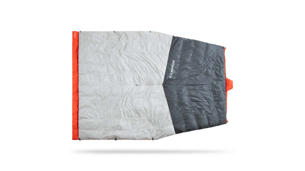 Kammok Arctos 20 degrees F Ultralight Down Trail Quilt, Crater Gray, arctos-ultralight-quilt