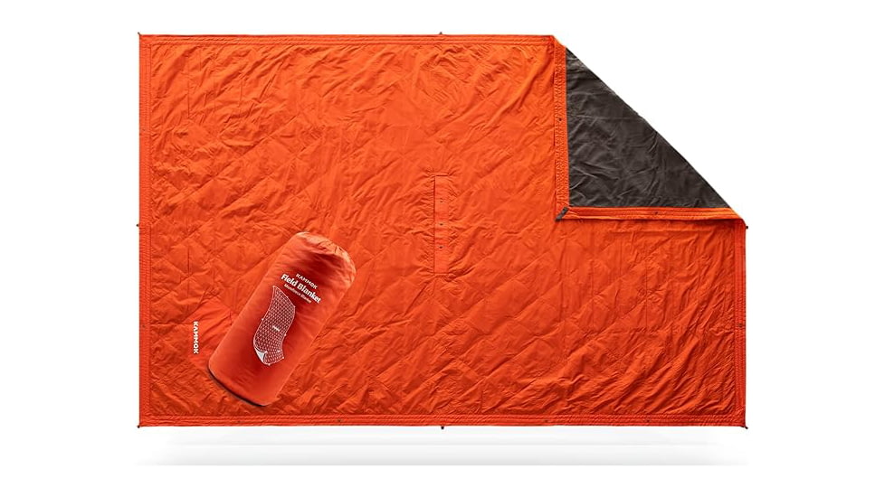 Kammok Field Blanket Outlet 6BECA19D, Noticeably Used, Ember Orange, ONUFieldBlanketMSTBLU