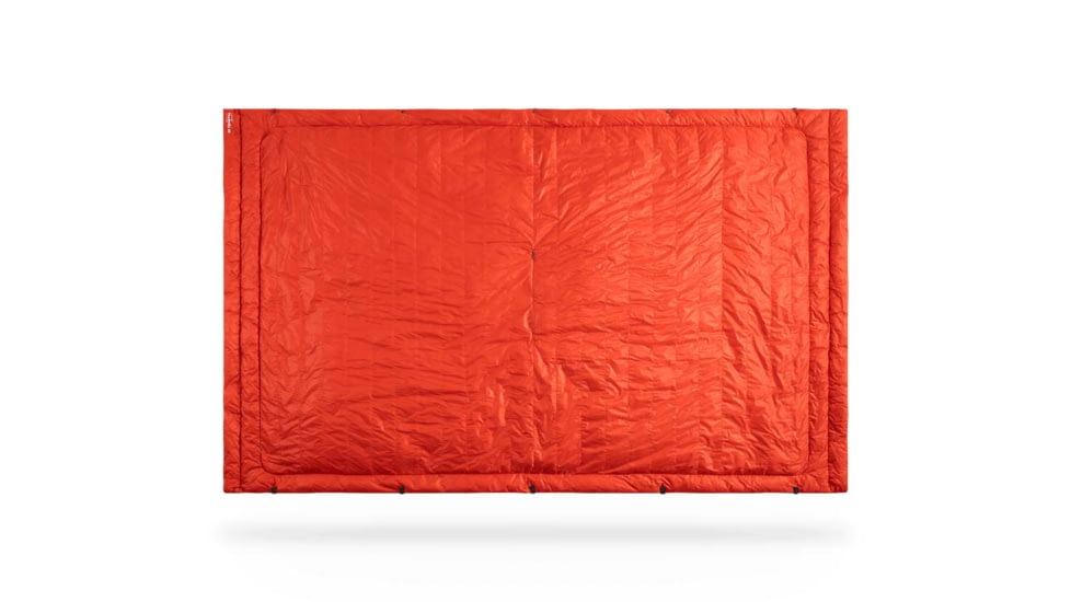 Kammok Firebelly 30F Down Trail Quilt, 34.45oz, Ember Orange, frbl-30-bckp-quilt