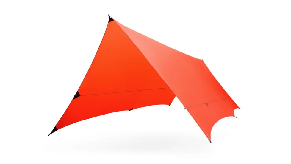 Kammok Kuhli XL Weather Shelter, Ember Orange, kuhli-xl-camping-tarp