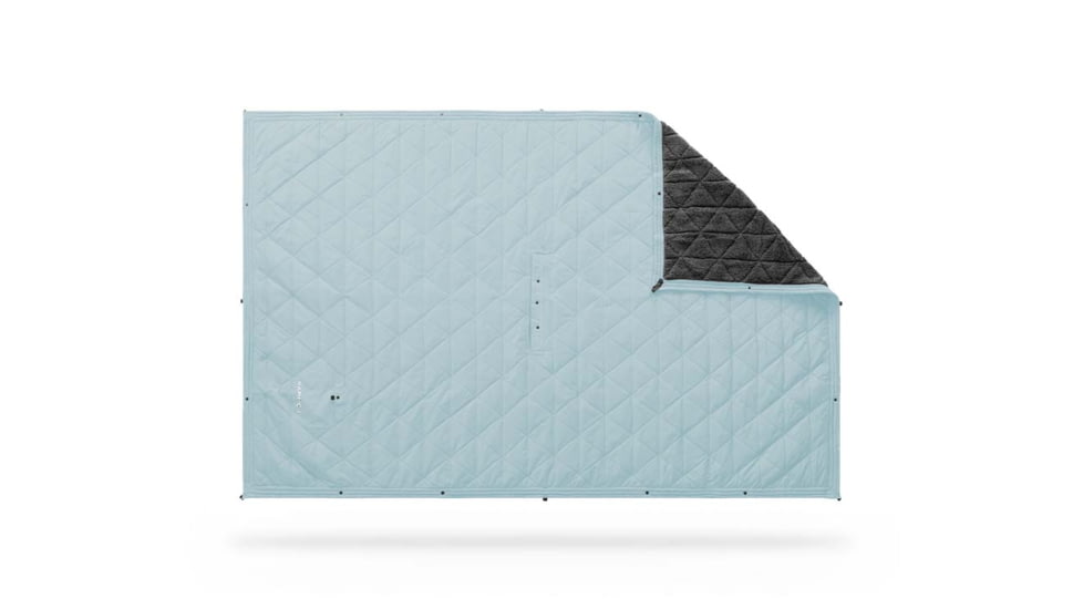 Kammok Mountain Blanket, Ultra-Plush Fleece, Mist Blue, mountain-camping-blanket