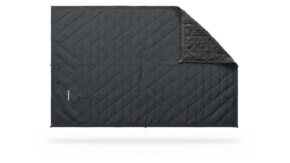 Kammok Mountain Ultra-Plush Fleece Blanket, Granite Gray, One Size, MB-GRTGRY-CORPSMU