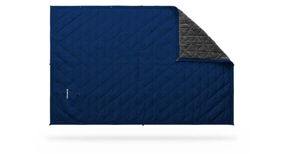 Kammok Mountain Ultra-Plush Fleece Blanket, Midnight Blue, One Size, MountainBlanket-MDNBLU