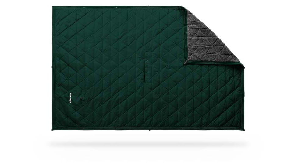 Kammok Mountain Ultra-Plush Fleece Blanket, Pine Green, One Size, MountainBlanket-PINGRN