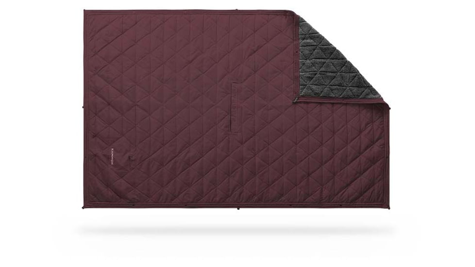 Kammok Mountain Ultra-Plush Fleece Blanket, Sunset Maroon, One Size, MountainBlanketx-SUNMAR