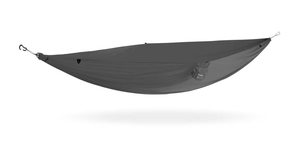 Kammok Roo Single Camping Hammock, Granite Gray, One Size, RooSingle40Dx-GRTGRY
