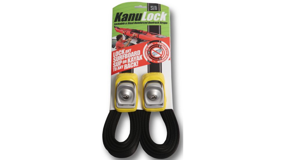 Kanulock Locking Cam Strap Set-Yellow-13 ft
