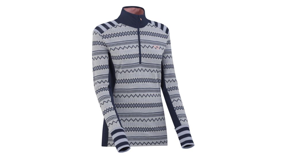 Kari Traa Akle Half Zip Thermal Top - Womens, Calm, Small, 622133-CALM-S