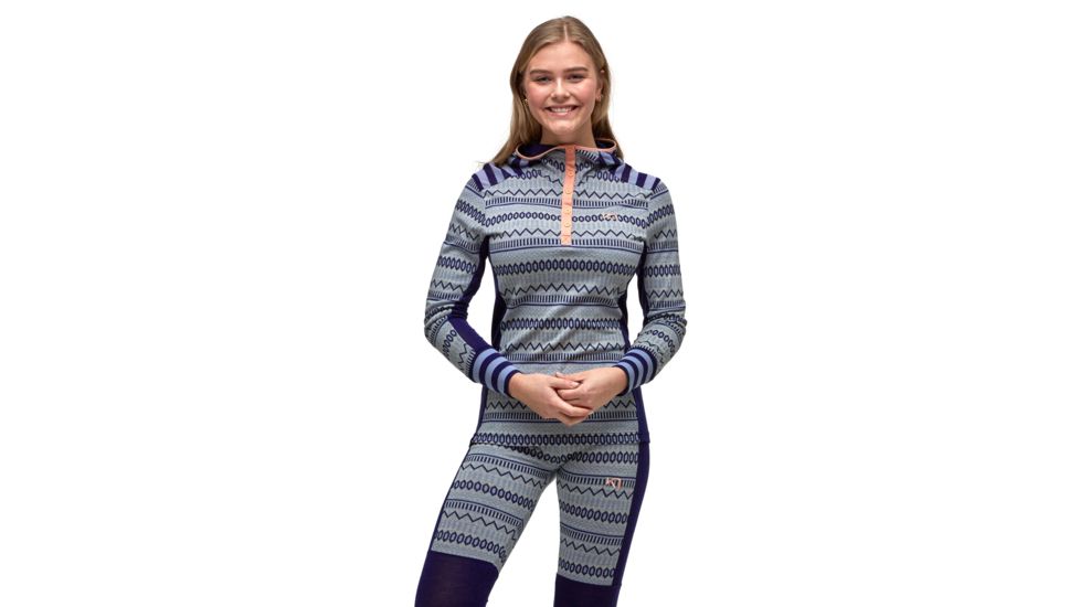 Kari Traa Akle Hood Thermal Top - Womens, Calm, Small, 622066-CALM-S