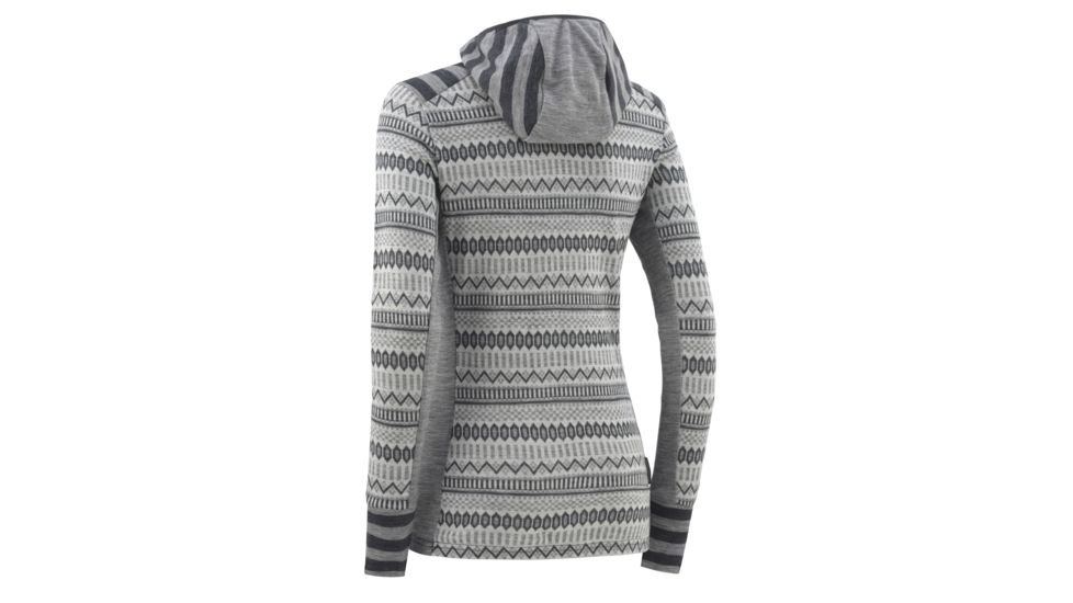 Kari Traa Akle Hood Thermal Top - Womens, Dove, Large, 622066-DOVE-L