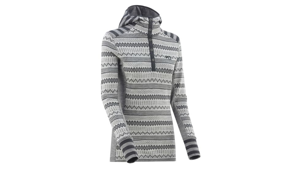 Kari Traa Akle Hood Thermal Top - Womens, Dove, Large, 622066-DOVE-L