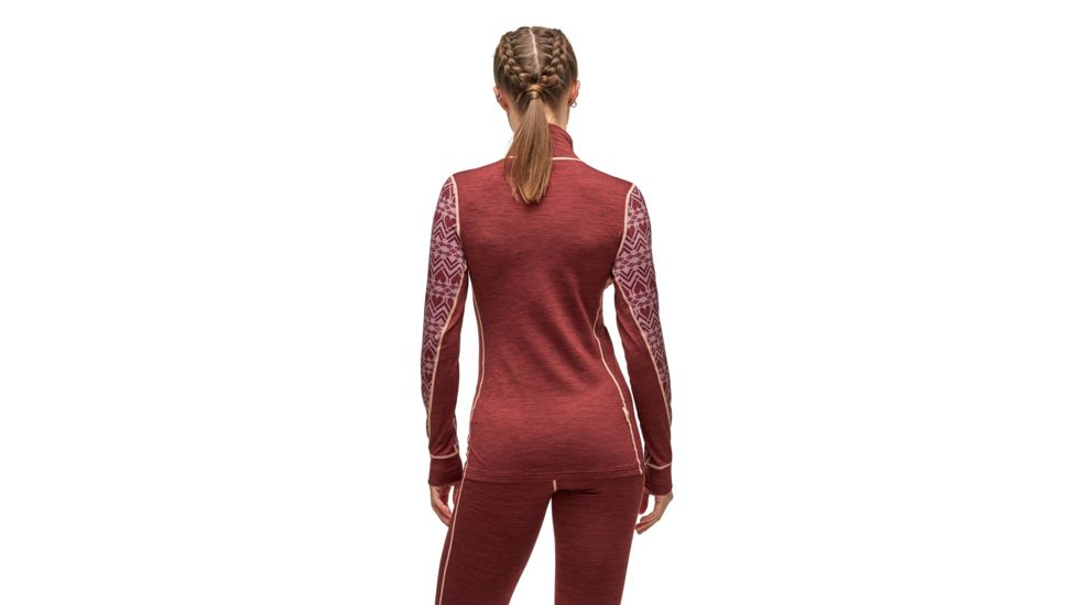 Kari Traa Lune Half Zip Thermal Top - Womens, Port, Small, 622308-PORT-S