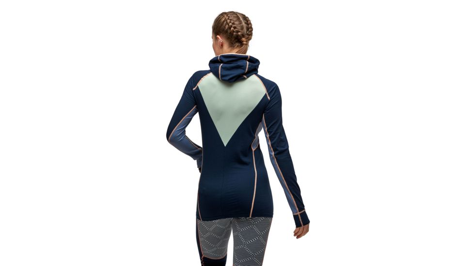 Kari Traa Svala Hood Thermal Top - Womens, Denim, Medium, 622072-DENIM-M