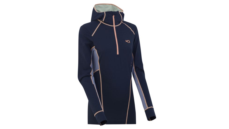 Kari Traa Svala Hood Thermal Top - Womens, Denim, Medium, 622072-DENIM-M