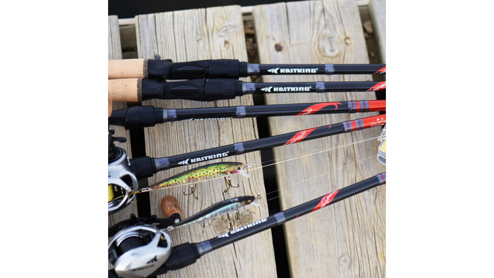 Kast King Cliff Crochet Spirale Series Bass Rods, 7 3 1pc Moderate-Medium, KKRDCSTSPR73M1