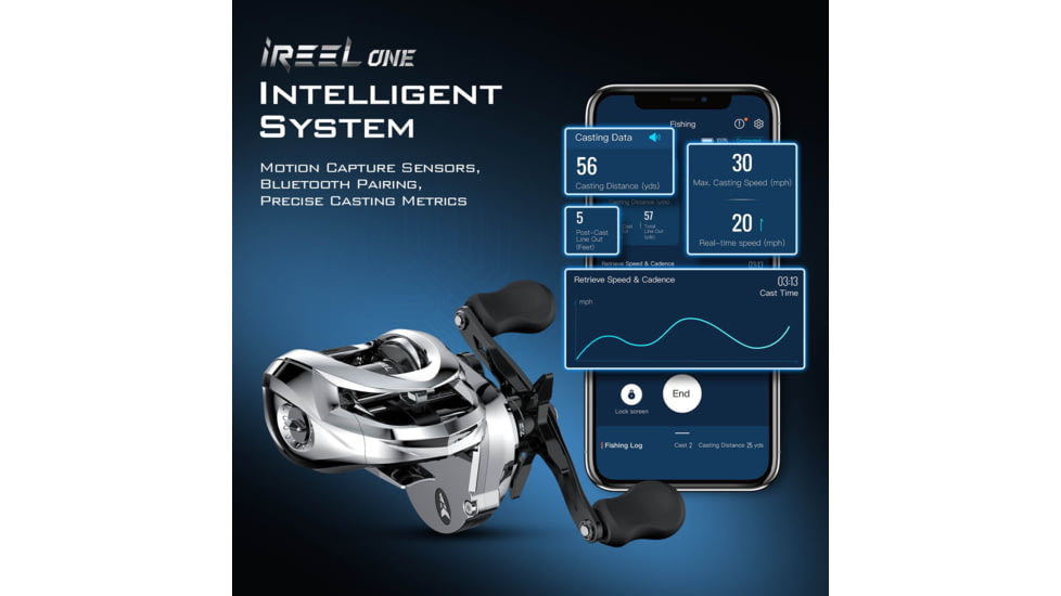 Kast King iReel One IFC Smart Fishing Reels, Right, KKRLCSTIRLIFCLC72RSI