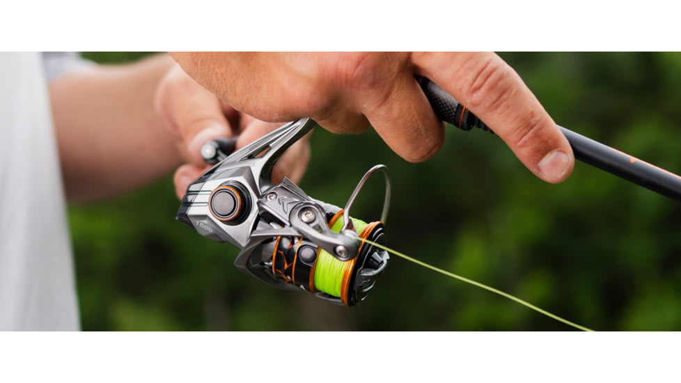 Kast King Kestrel 1000 SFS Carbon Body Spinning Reel, 6.2:1, 4.6oz, KKRLSPNKSSFS10GS
