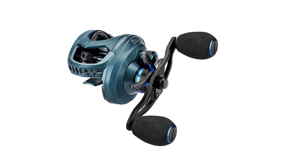 Kast King MegaJaws Baitcasting Reels w/AutoMag Dual Braking System, Left, 6.5:1, KKRLCSTMJ65LBLC
